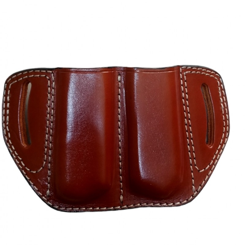 Çiftli deri şarjörlük