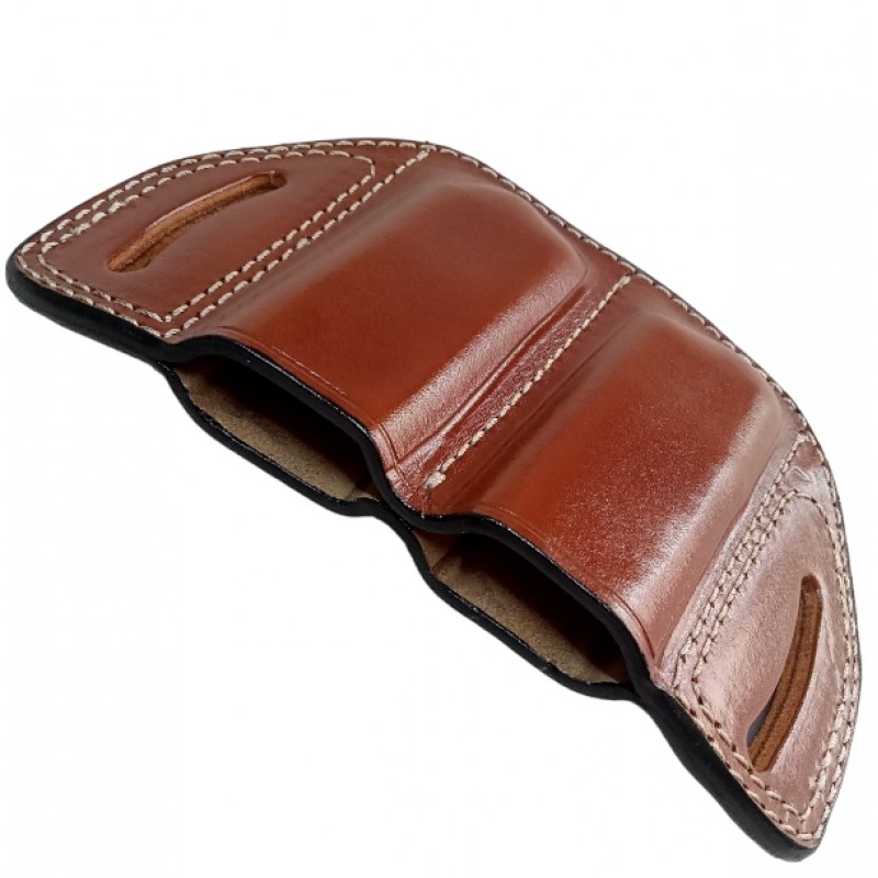 Çiftli deri şarjörlük