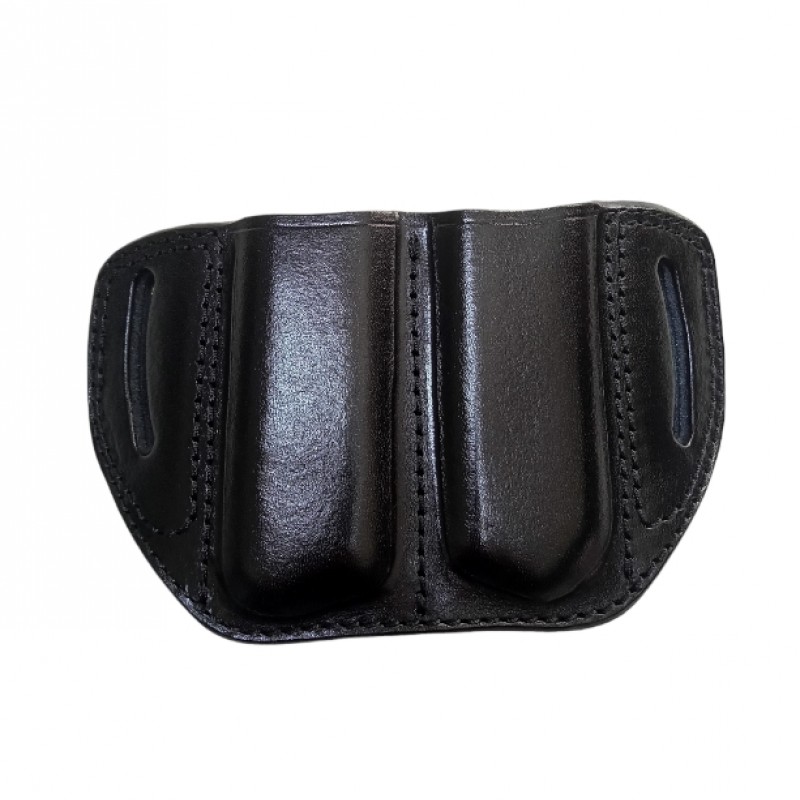 Çiftli deri şarjörlük