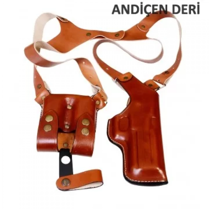 Şarjörlüklü Dik Koltuk Altı Tabanca Kılıfı