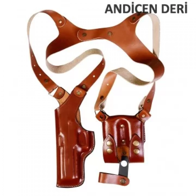 Şarjörlüklü Dik Koltuk Altı Tabanca Kılıfı