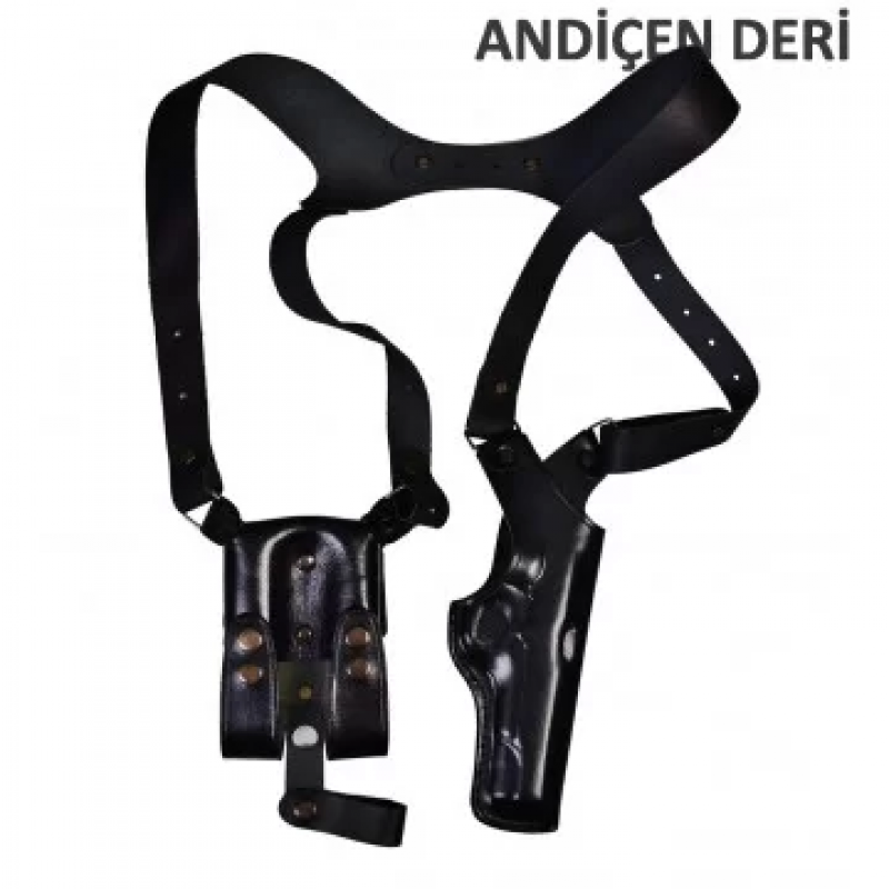 Şarjörlüklü Dik Koltuk Altı Tabanca Kılıfı