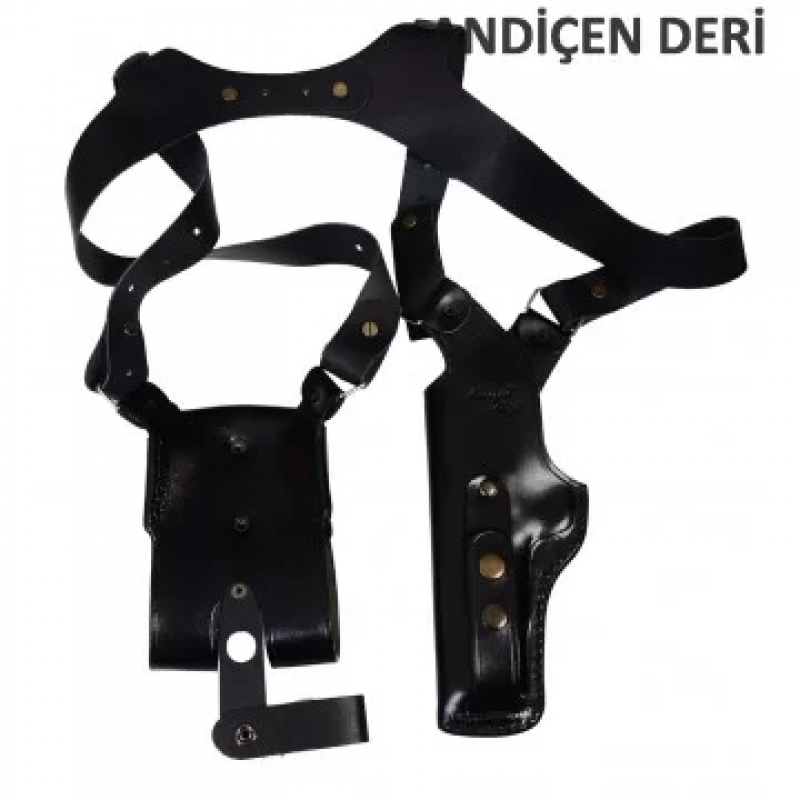 Şarjörlüklü Dik Koltuk Altı Tabanca Kılıfı