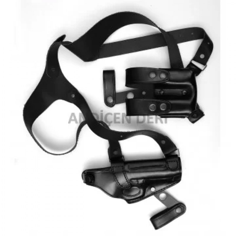 Şarjörlüklü Yan Koltuk Altı Tabanca Kılıfı