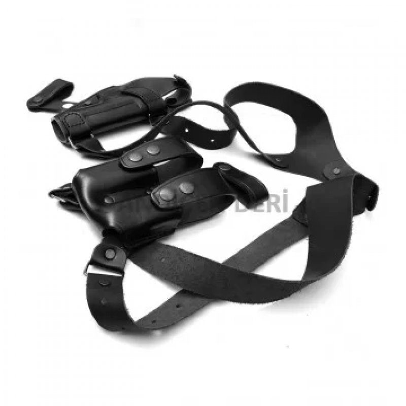 Şarjörlüklü Yan Koltuk Altı Tabanca Kılıfı