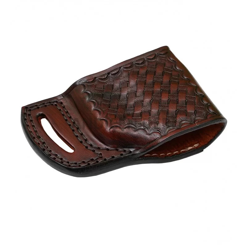 Mini Dış Bel Tabanca Kılıfı - SEPET DESENLİ -