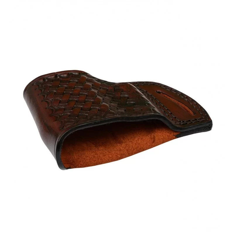 Mini Dış Bel Tabanca Kılıfı - SEPET DESENLİ -