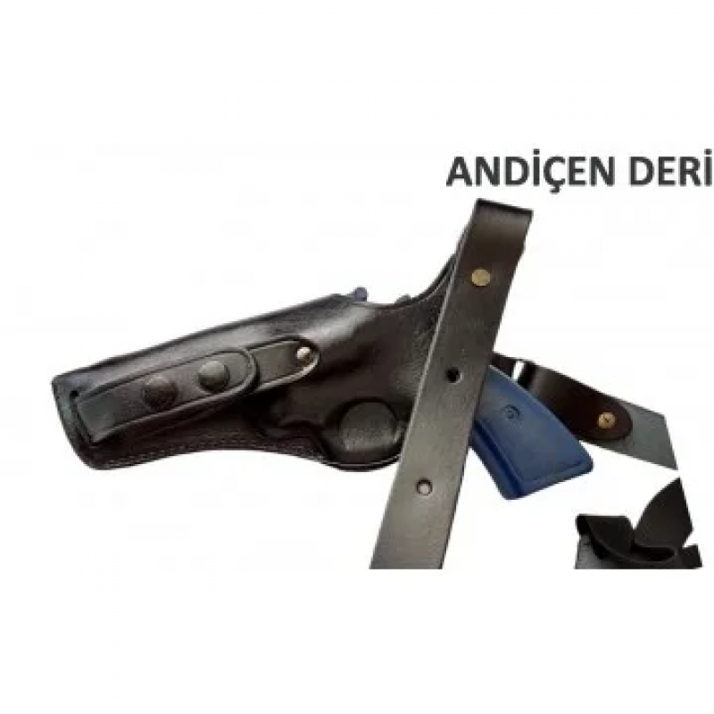 Sepet Desenli Dik Koltuk Altı Tabanca Kılıfı