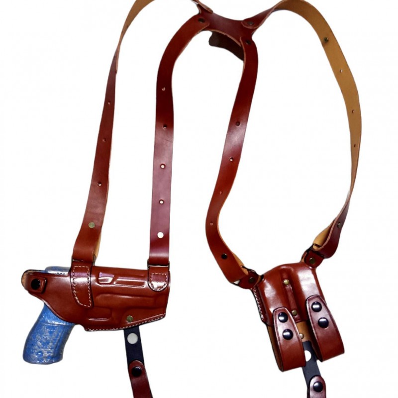 Şarjörlüklü Yan Koltuk Altı Tabanca Kılıfı