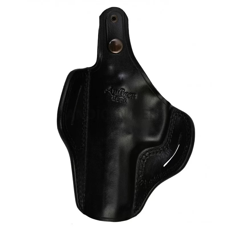 Kelebek Sepet Desenli Deri Tabanca Kılıfı 