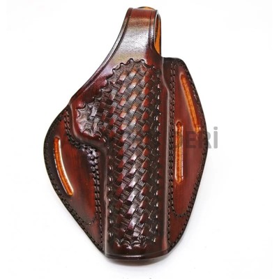 3 Kemer Girişli Sepet Desenli Deri Kelebek Kılıf 